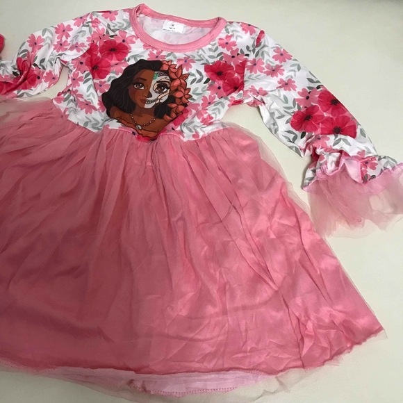 Moana cute and scary twirl dress - Picture 4 of 5